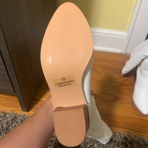 Brand new Lulu’s knee high white heeled cowboy boots